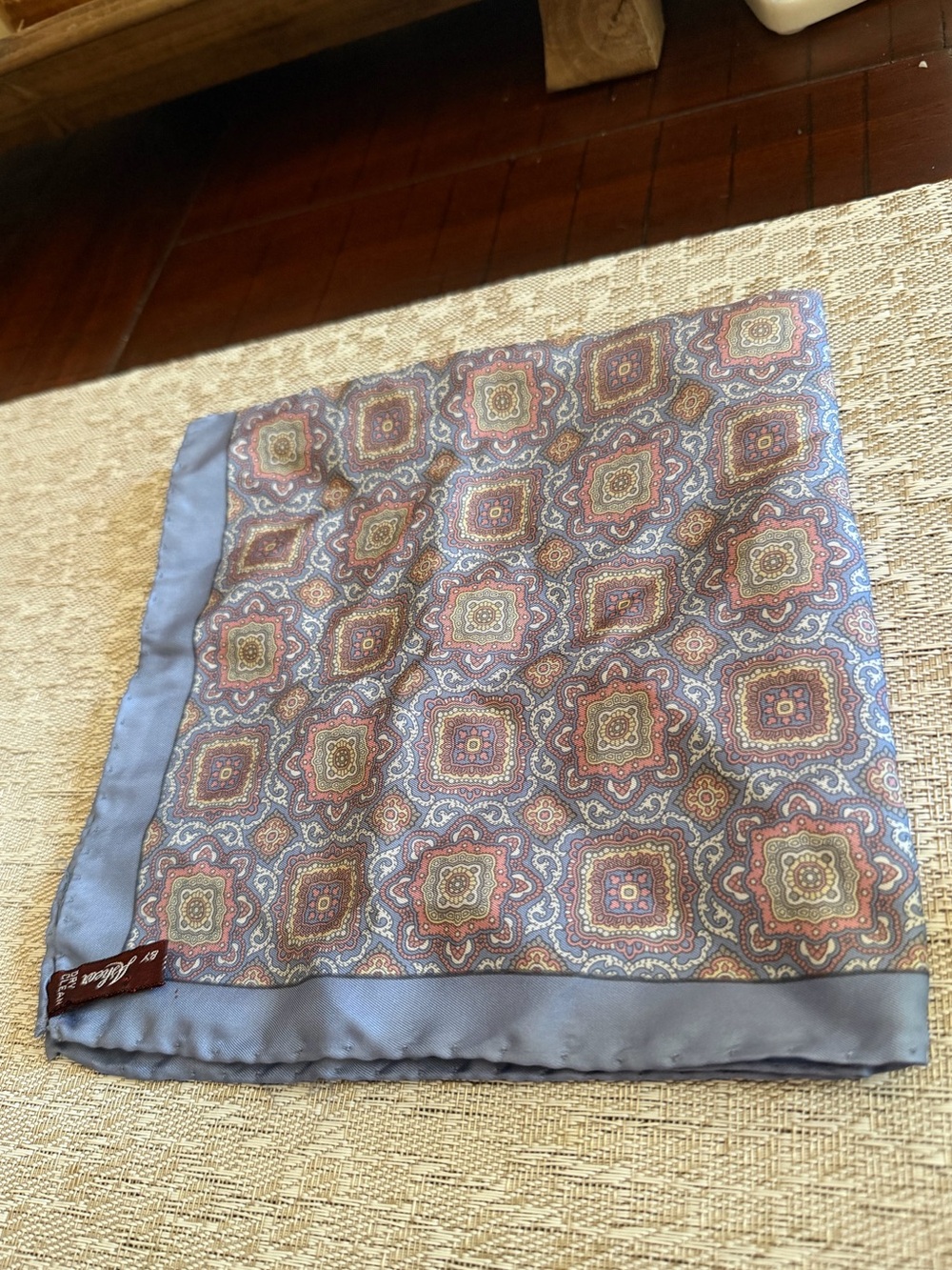 Ashear Silk pocket square Periwinkle pocket square